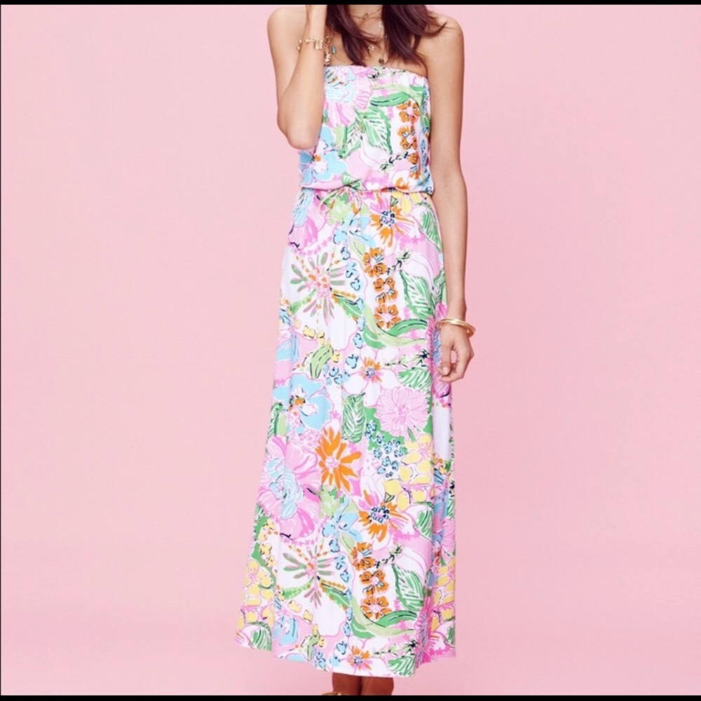 Lilly Pulitzer Maxi Dress - Nosey Posie